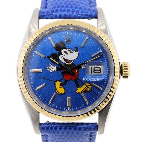 rolex mickey mouse watch mens|Mickey Mouse Rolex for sale.